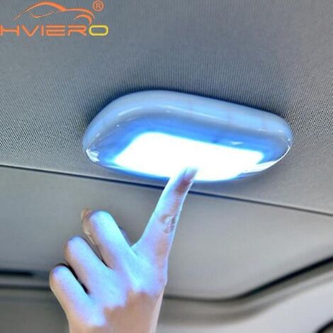 Lampe de portière de voiture, éclairage de toit LED, lampe de coffre, plafonnier, liseuse, lampe d'accueil, lampe de recul, éclairage intérieur, blanc clair, gris clair.
