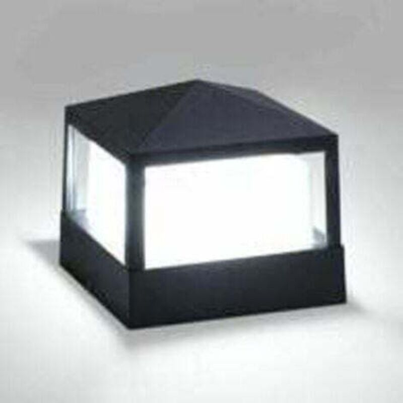 Lampe de Poteau Lampe Pilier Portail Lampe D'exterieur lumiere colonne lampe Villa IP65 etanche Aluminium jardin paysage pelouse porte cloture entree