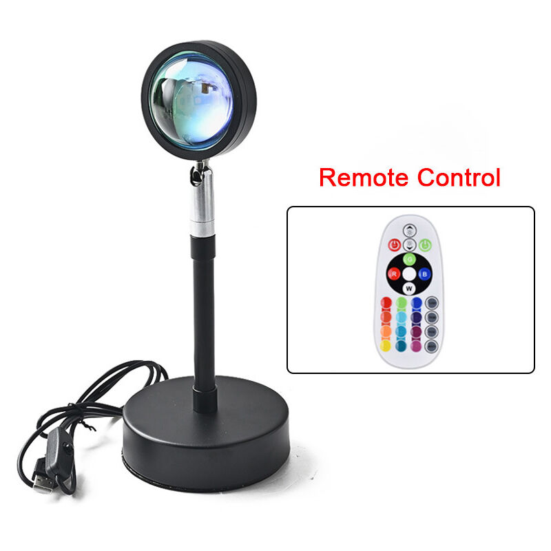 Lampe de Projecteur Coucher Soleil pour Décoration d'Intérieur Photographie Veilleuse led d'Ambiance avec Chargement usb - Lampe de Coucher de Soleil