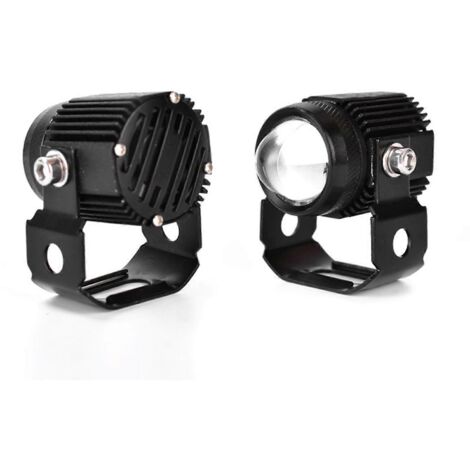Lampe de projecteur LED 12V universelle, Mini lentille antibrouillard anti-pluie pour voiture et camion, phare de route ponctuelle à faisceau lumineux.