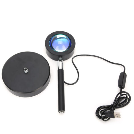 Lampe de Projection Ciel Étoilé USB, Lumière d'Ambiance pour Chambre et Diffusion en Direct