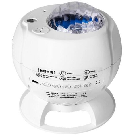 Lampe de projection étoilée, rechargeable, veilleuse de chevet, cadeau.