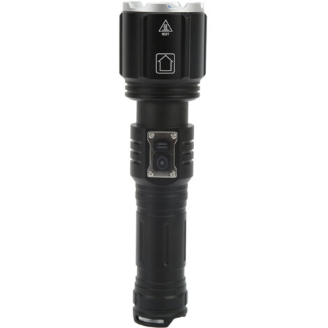 Lampe de Randonnée LED Puissante, Rechargeable USB-C, Étanche IPX7, Design Antidérapant pour Camping et Extérieur