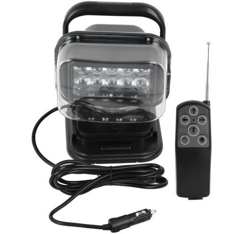 Lampe de recherche LED 50W avec télécommande et base magnétique 360 degrés pour voiture,de dyk.Trywise