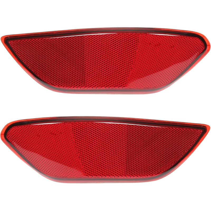 Csparkv - Lampe de Réflecteur de Garniture de Pare-chocs Arrière 95863110500 95863110600 2 Pièces de Remplacement de Feu D'avertissement de Queue de