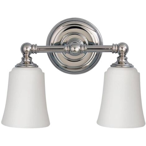 Lampe de salle de bain, applique murale pour miroir, lampe LED pour tableau en verre chromé IP44