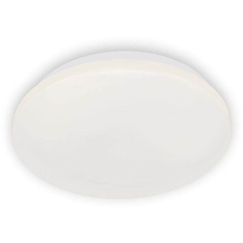 Lampe led pour salle de bain Briloner leuchten kalmus, 12 w, 1200 lm, IP44, blanc, plastique, ø 28,8 cm