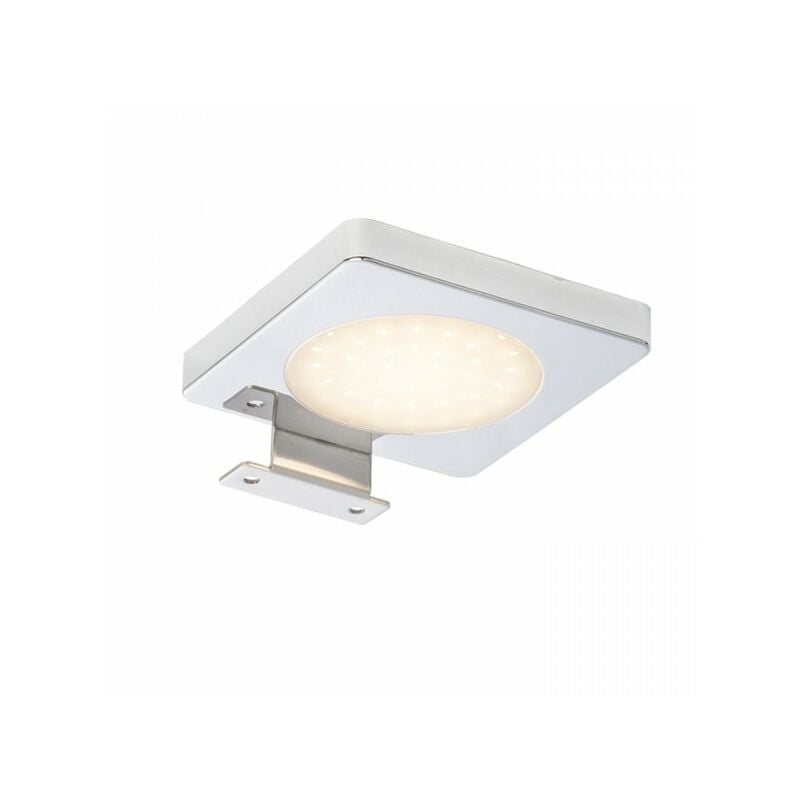 Lampe de salle de bain yolo sq au-dessus du miroir chromé 12V= led 4W IP44 3000K