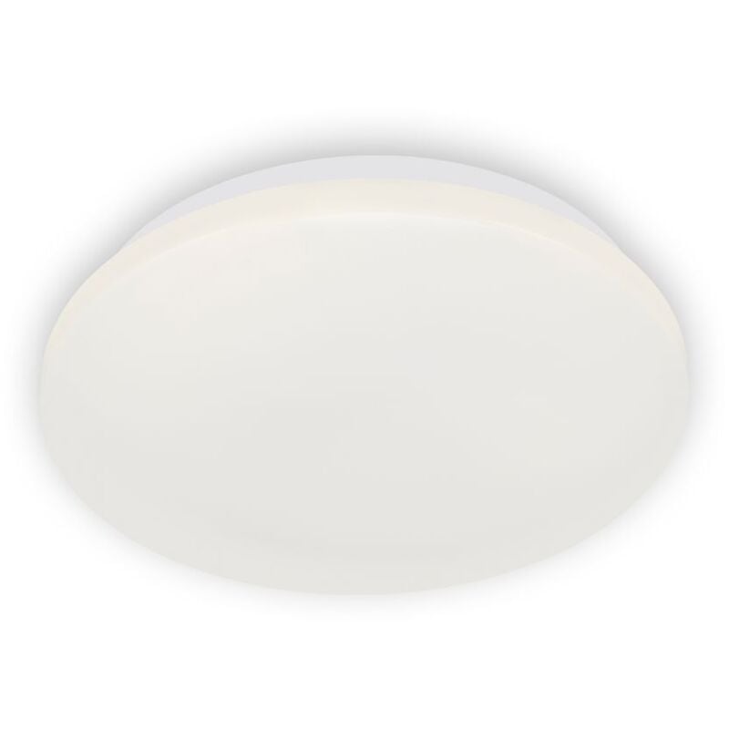 Lampe led pour salle de bain Briloner leuchten kalmus, 10 w, 900 lm, IP44, blanc, plastique, ø 22 cm