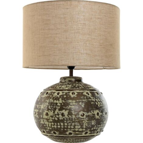 Lampe de salon design aluminium beige cuivre - Beige cuivré patiné