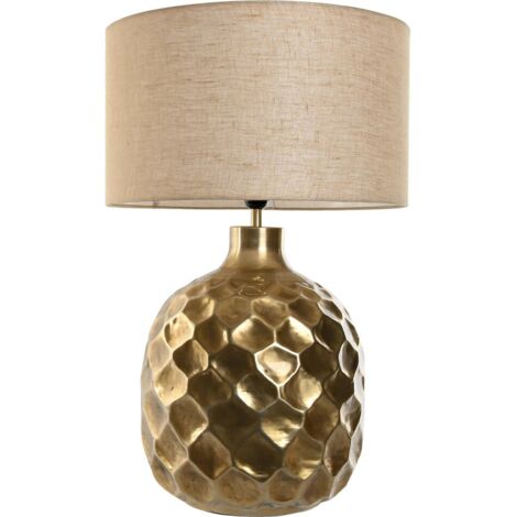 Lampe de salon élégance dorée, finitions soignées - Doré patiné