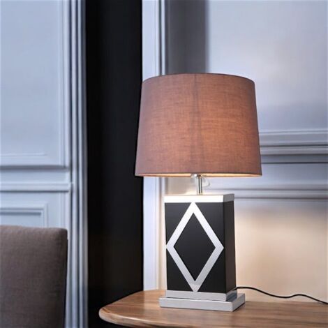 Lampe de salon moderne grise