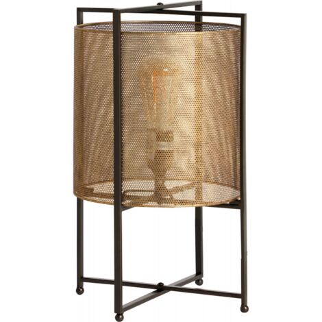 Lampe de salon - Noir, doré