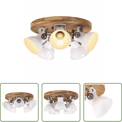 Lampe de salon -  Plafonnier 25 W blanc 50x50x25 cm E27