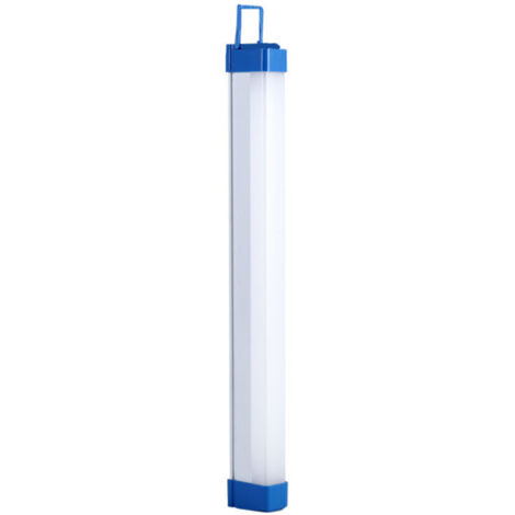 Lampe de secours LED rechargeable E17918W, lampe lumière du jour, lampe solaire, tube LED étanche USB, éclairage d'appoint pour streaming en direct, camping et vente ambulante