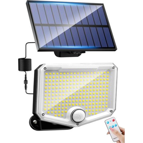 Lampe de sécurité extérieure solaire avec détecteur de mouvement, lampe de jardin extérieure solaire,