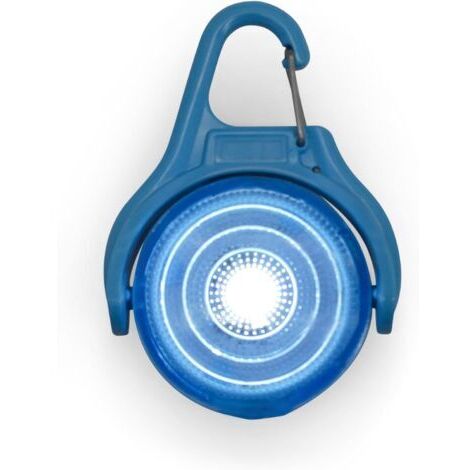 Lampe de sécurité rechargeable et traceur pour animaux, enfants et écoles (bleu), rechargeable