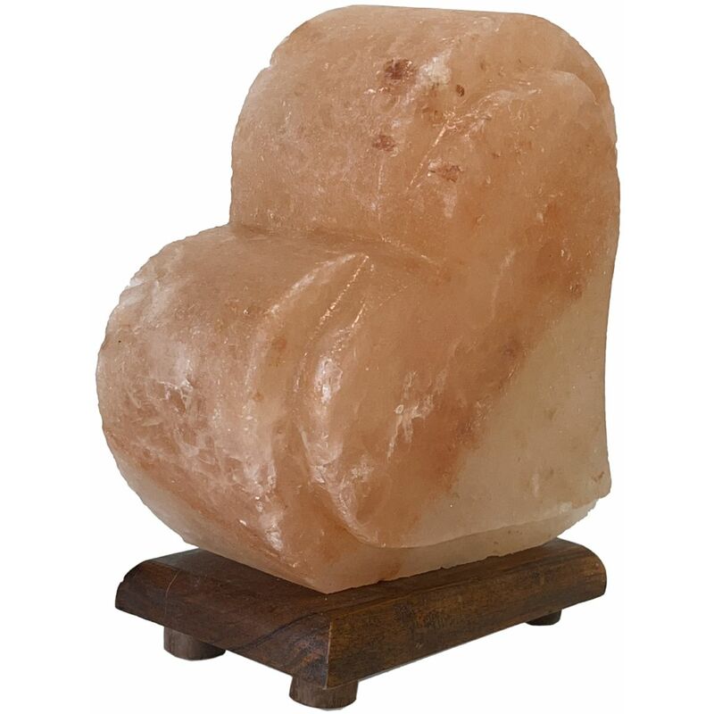 Phoenix Import - Lampe de sel Coeur Led environ 4 kg