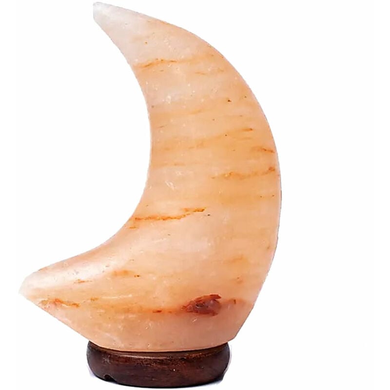 Phoenix Import - Lampe de sel en forme de lune