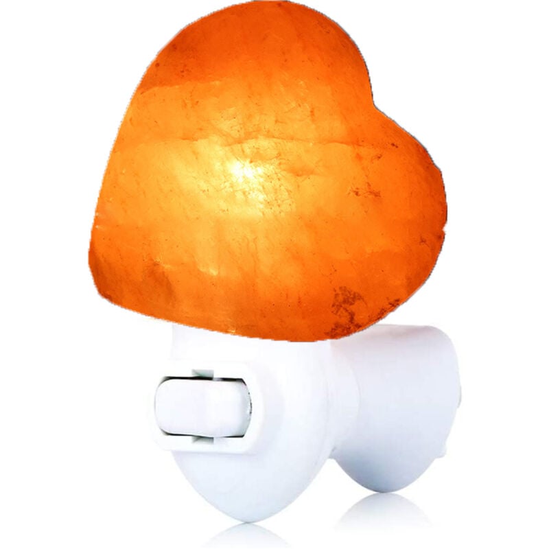 Lampe de sel imalayan lampe de nuit lampe de sel de l'himalaya chambre lampe de nuit ampoule murale enfichable décoration de la maison