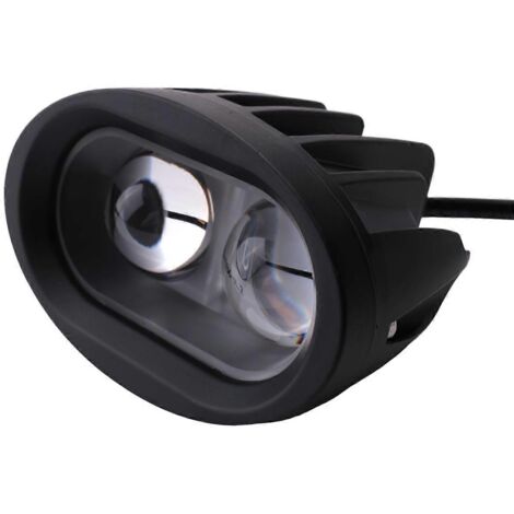 Lampe de signalisation LED bleue pour véhicule 10V-80V, feu de travail pour chariot élévateur 20W--