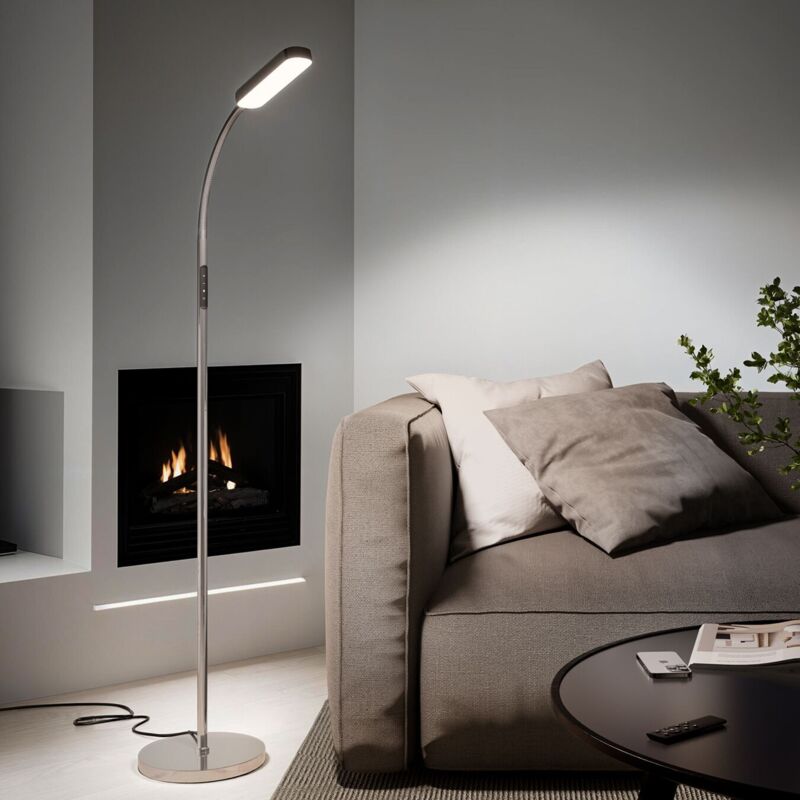 Lampe de sol Prisma led, 5 modes d'éclairage, 12 w, dimmable -