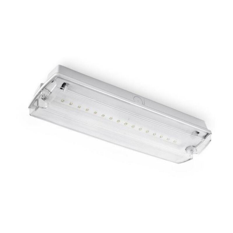 Lampe de Sortie de Secours led Batterie 4 Pictogrammes 4W IP65 -