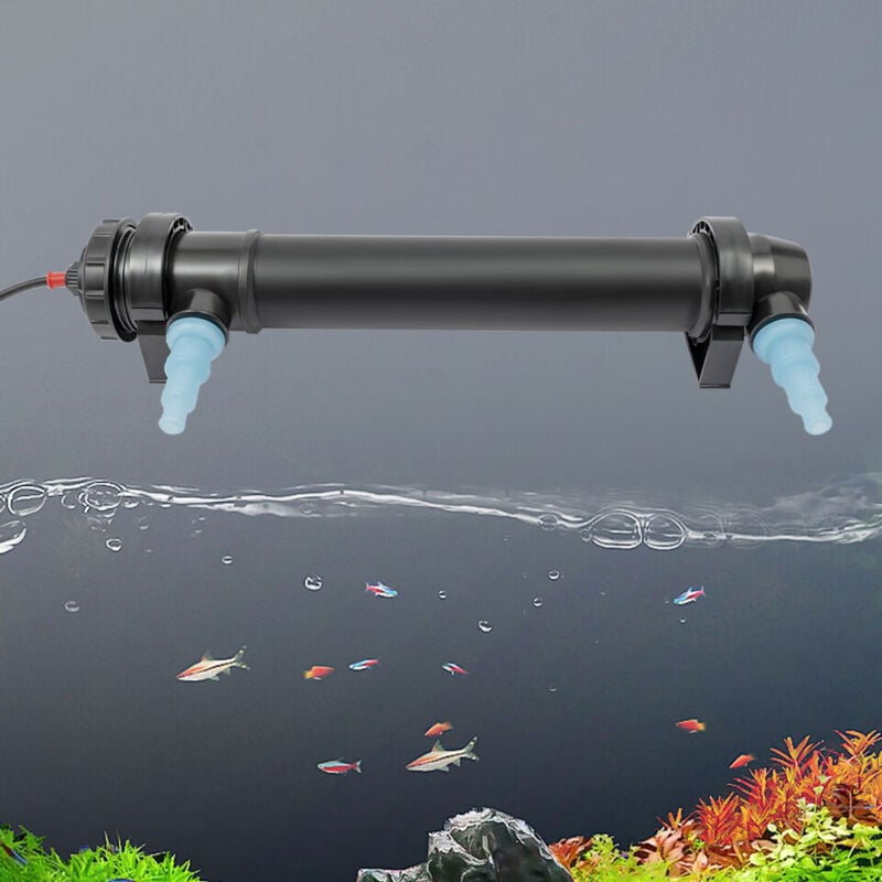 Senderpick - Lampe de stérilisation d'aquarium Lampe de stérilisation d'aquarium étanche 700L/H