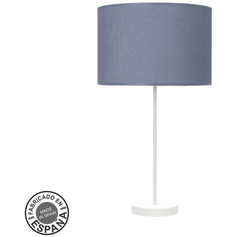 Lampe de table 1xe27 blanc/bleu 63x30x30cm