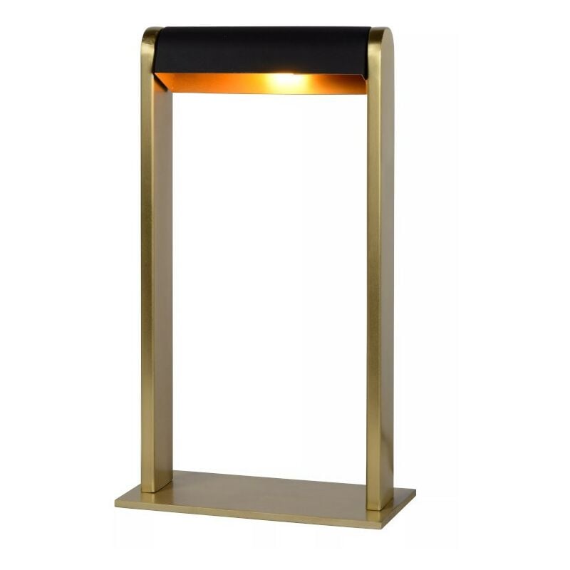 Lampe de table laiton or mat Lucide Loras
