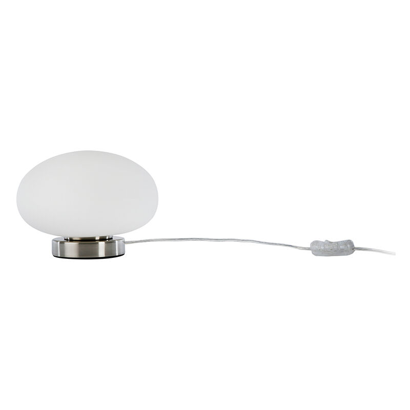 Lampe de table 1xG9 Blanc et Nickel