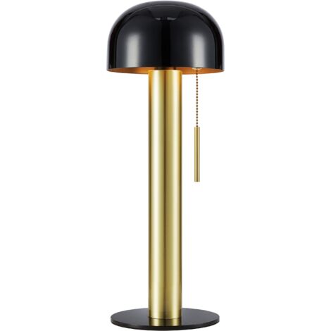 Lampe de table 2xg9 18w max laiton brosse et noir avec interrupteur retro - markslojd - costa 88854943 88854943 88854943 88854943