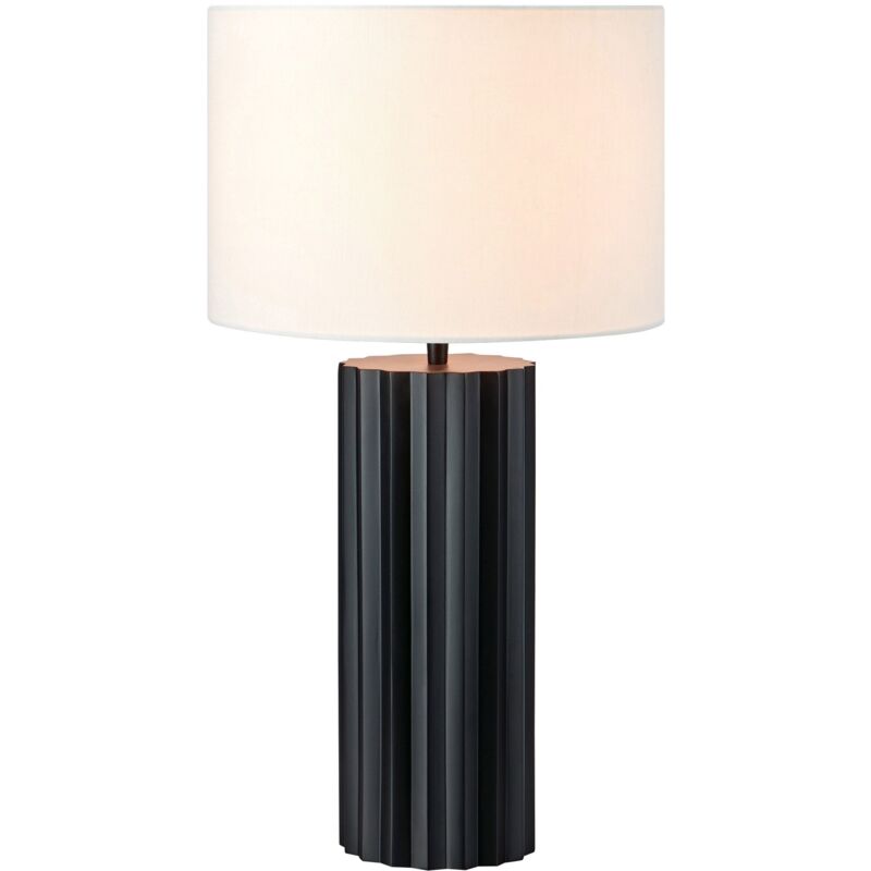 Lampe de table 40w max e27 noireblanc casse - markslojd - hashira 88855211 88855211 88855211 88855211