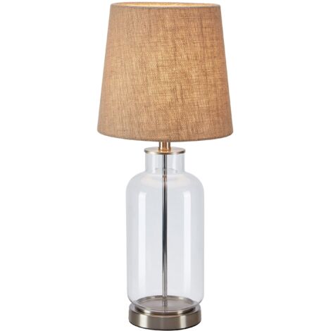 Lampe de table 40w max e27 transparentnaturel 615 cm - markslojd - costero 88856918 88856918 88856918 88856918