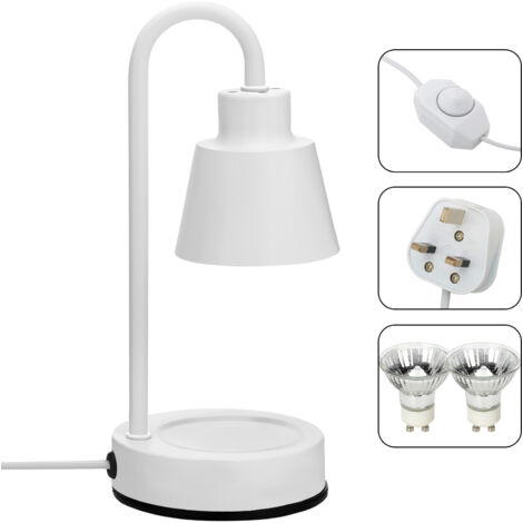 Lampe de Table à Bougie Blanc Fonction Multiple Retro Variable pour Salon Bureau
