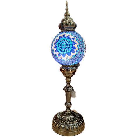 Lampe de table - abat-jour unique et multicolore