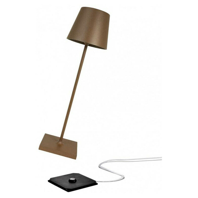 Ailatilights - Lampe de table Ailati Poldina Pro 2,2W 3000K couleur Corten LD0340R3
