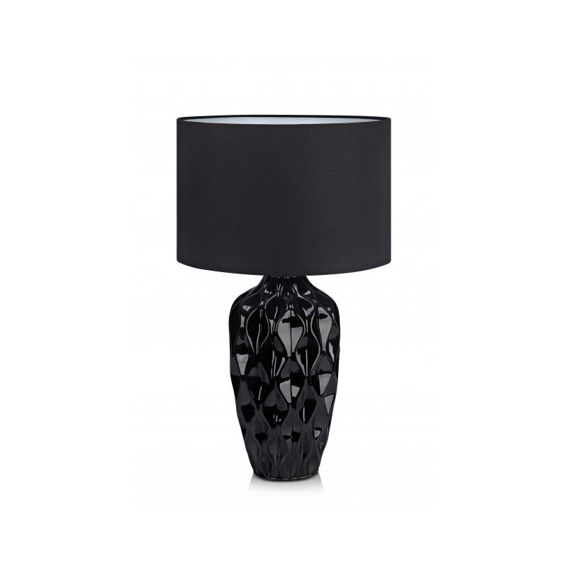 Lampe de table ANGELA Noire 1 ampoule - Noir