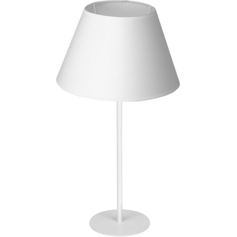 Lampe de table Arden blanche 56cm E27 15W Luminex