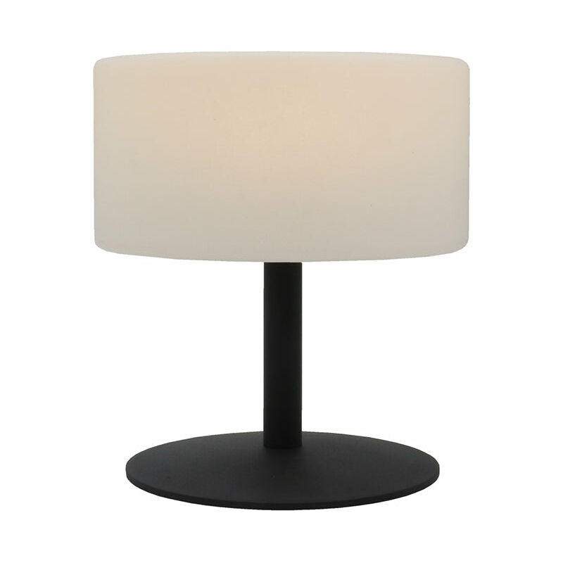 Lampe de table ATLAS ROCK Noir Polyéthylène H20CM