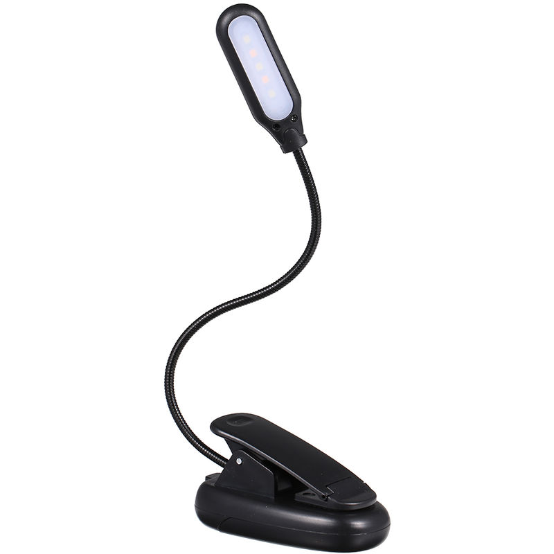 Lampe De Table, Avec Pince, Recharge Usb, 5 Led, 2 Couleurs De Lumiere, 3 Modes D'eclairage Lampe De Table, Avec Pince, Recharge Usb, 5 Led, 2 Couleurs De Lumiere, 3 Modes D'eclairage