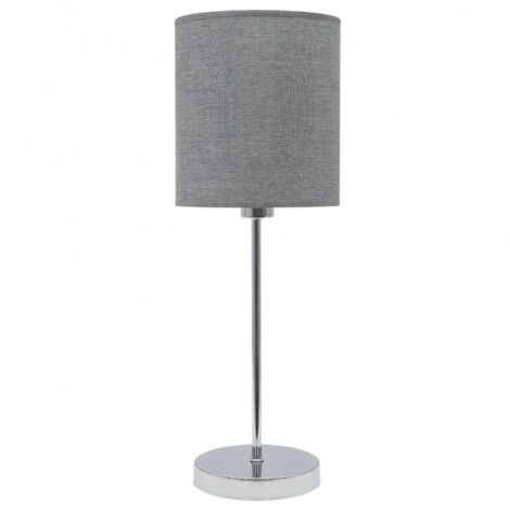 Lampe de table Axel Series Silver 1xe14 de FABRILAMP.