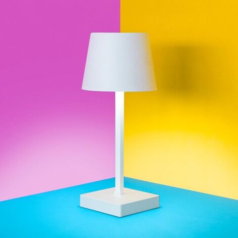 Lampe de table - Balvi - Tic Tic - Aluminium/ABS - Blanc - Style Scandinave Moderne