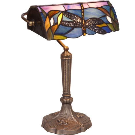 Lampe de table Banker avec libellules Série Fly