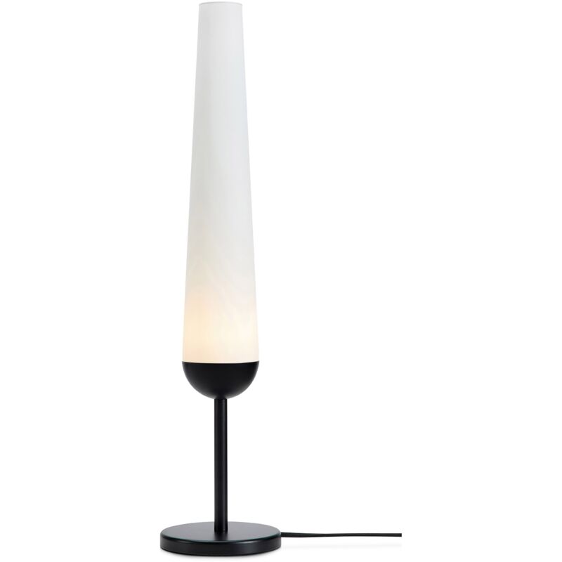 Markslojd - bern Lampe de table Slim 1 Lumière Noir, Blanc