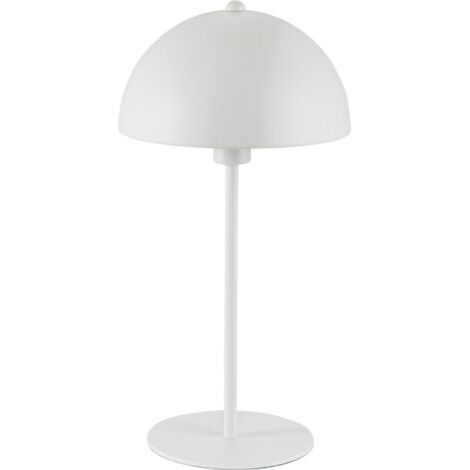 Lampe de table blanche en laiton design épuré et élégant - blanc mat élégant