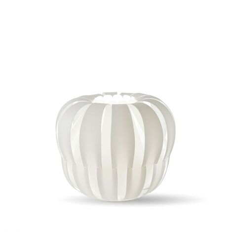 Lampe de Table Blanche en Métal Cm. 19 x 17h
