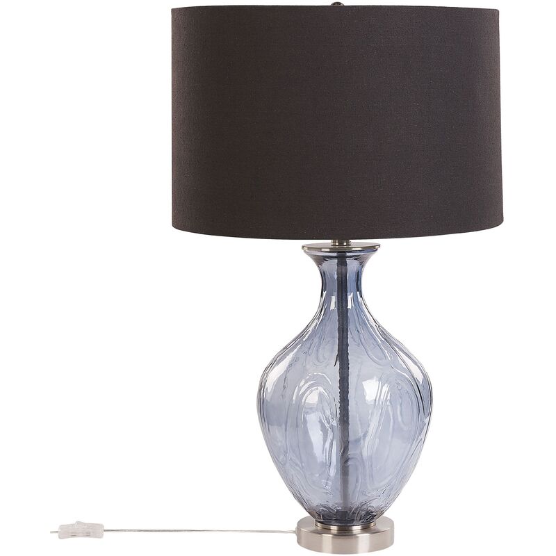 Lampe de table bleue et noire 70 cm KELANI