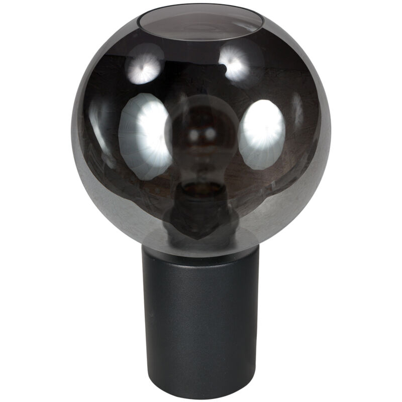 Steinhauer - lampe de table - Bloeba - noir - verre métal - Ø Steinhauer - lampe de table - Bloeba - noir - verre métal - Ø
