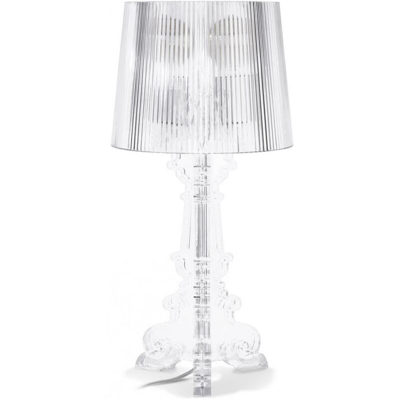 Lampe de Table - Petite Lampe de Salon Design - Bour Transparent - Acrylique, Plastique - Transparent